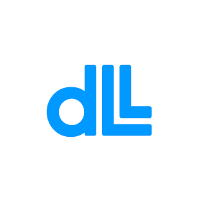 DLL Logo in Blue Color on a Transparent Background